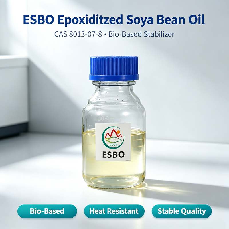 Bio-Based ESBO Epoxidized Soybean Oil CAS 8013-07-8 for Food Contact Flexible PVC Packaging