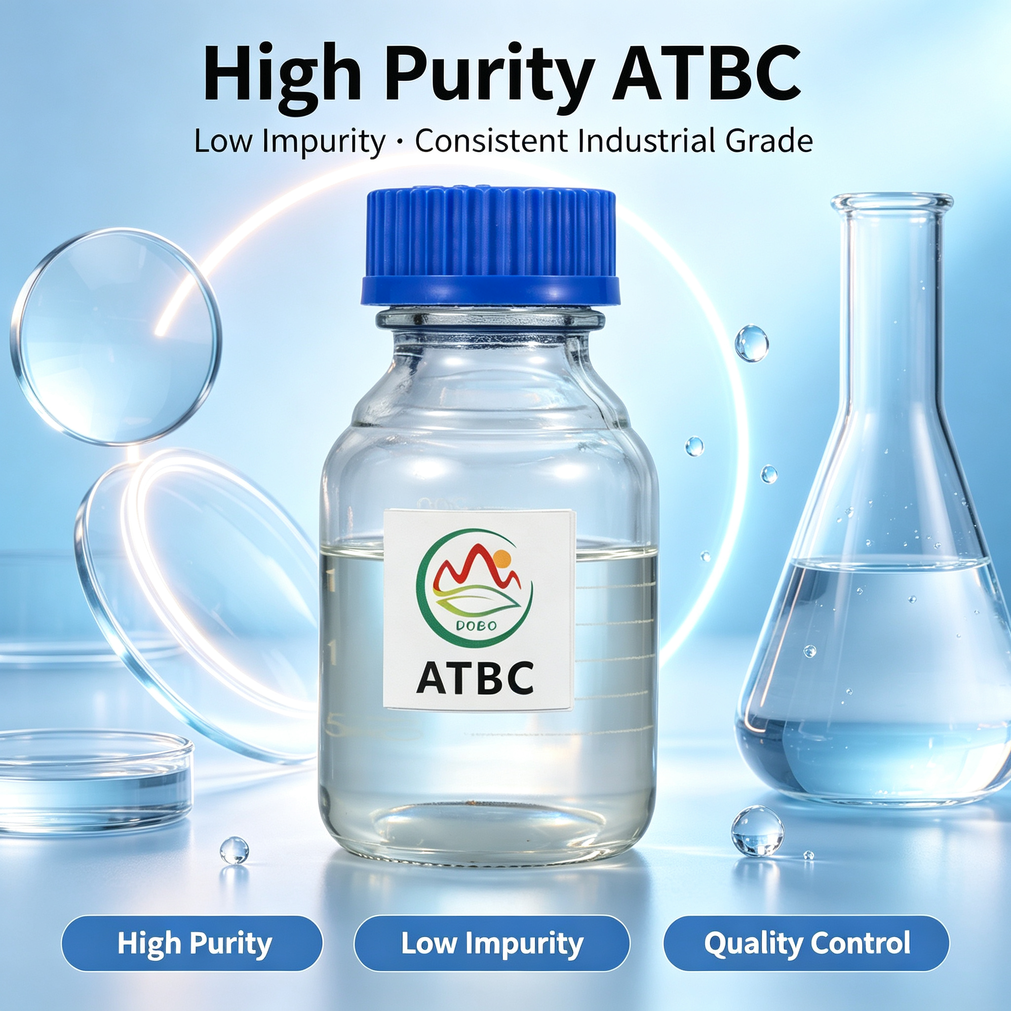 ATBC Acetyl Tributyl Citrate Plasticizer | Low Volatility | DOBO