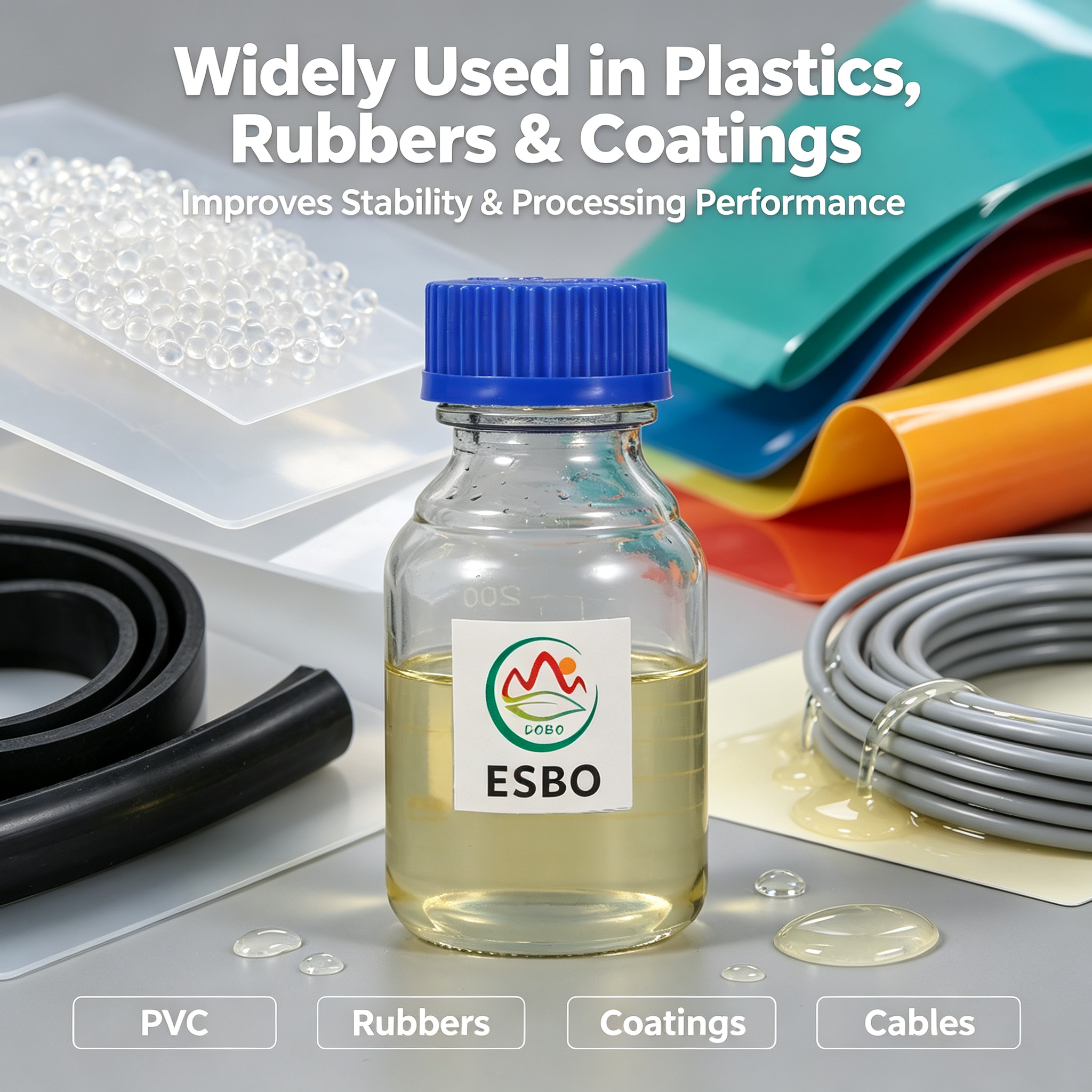 ESBO Epoxidized Soybean Oil Stabilizer for PVC Tubing and General Compounding